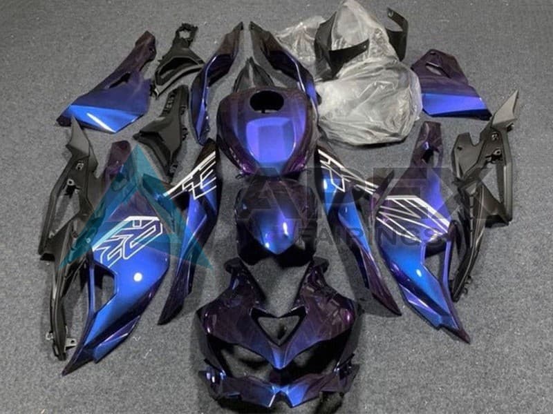 Purple Blue Gradient - Kawasaki ZX-25R (2019-2026) ABS Fairings | Apex Fairings