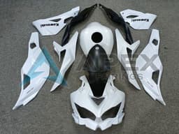 White Matte Black - Kawasaki ZX-25R (2019-2026) ABS Fairings | Apex Fairings — view 1