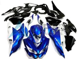 White Blue - Kawasaki ZX-25R / ZX-4R / ZX-4RR (2019-2025) ABS Fairings | Apex Fairings — view 1