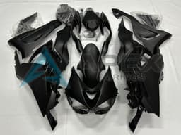 Matte Black - Kawasaki ZX-6R (2024-2026) ABS Fairings — Style FE8 | Apex Fairings — view 1