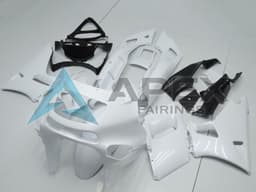 White - Kawasaki ZZR400 (1993-2007) ABS Fairings | Apex Fairings — view 1