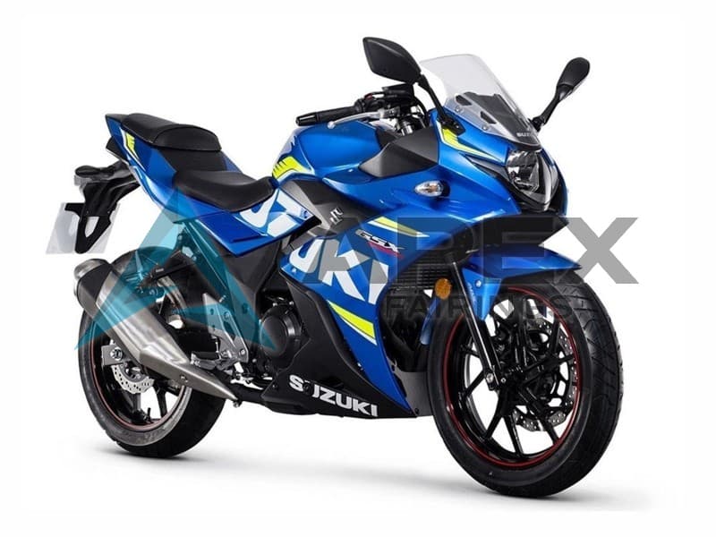 Blue Yellow - Suzuki GSX250R (2017-2020) ABS Fairings | Apex Fairings