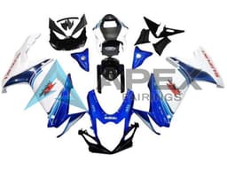 White Blue Glossy Black Red - Suzuki GSX-R750 (2011-2026) ABS Fairings | Apex Fairings — view 1