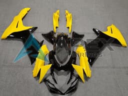 Yellow Glossy Black - Suzuki GSX-R750 (2011-2026) ABS Fairings | Apex Fairings — view 1