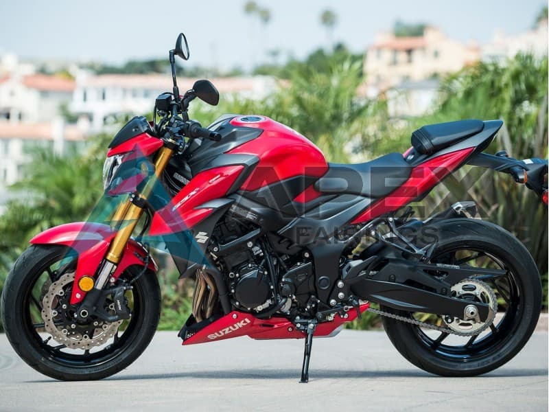 Black Red - Suzuki GSX-S750 (2017-2022) ABS Fairings | Apex Fairings