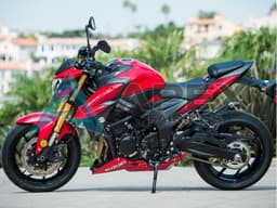 Black Red - Suzuki GSX-S750 (2017-2022) ABS Fairings | Apex Fairings — view 1