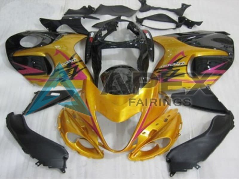 Gold Black Pink - Suzuki GSX-R1300 Hayabusa (1999-2007) ABS Fairings | Apex Fairings