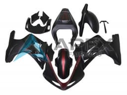 Matte Black Red Glossy Black - Suzuki SV650 Pointy (2003-2013) ABS Fairings | Apex Fairings — view 1