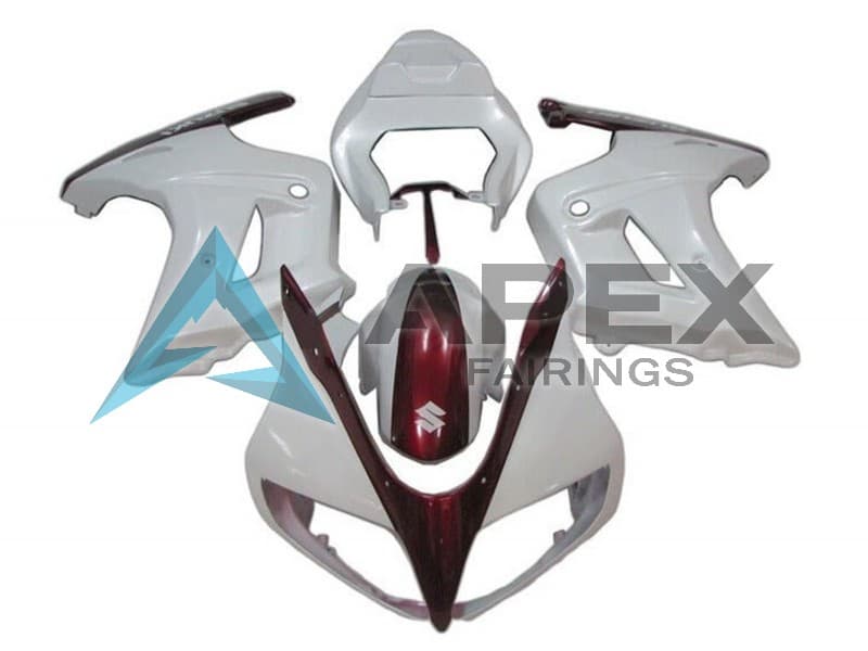 White Candy Red - Suzuki SV650 Pointy (2003-2013) ABS Fairings | Apex Fairings