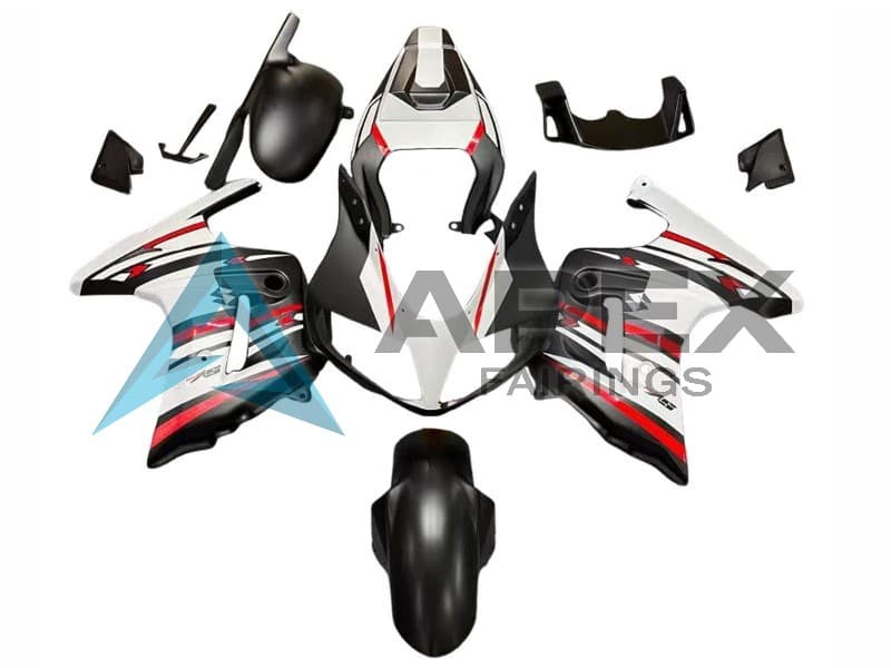 White Red Black - Suzuki SV650 Pointy (2003-2013) ABS Fairings | Apex Fairings