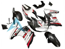 White Red Black - Suzuki SV650 Pointy (2003-2013) ABS Fairings | Apex Fairings — view 3