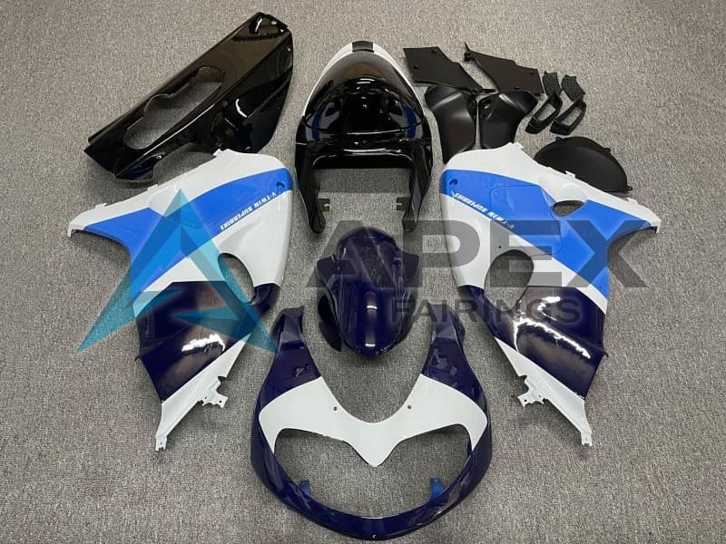 White Blue Black Dark Blue - Suzuki TL11000R (1998-2003) ABS Fairings | Apex Fairings