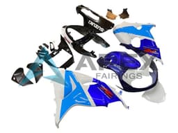 White Blue Black Red - Suzuki TL11000R (1998-2003) ABS Fairings — Style FE29 | Apex Fairings — view 2