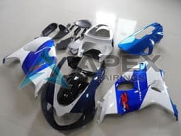 White Blue Black - Suzuki TL11000R (1998-2003) ABS Fairings — Style FE32 | Apex Fairings — view 1
