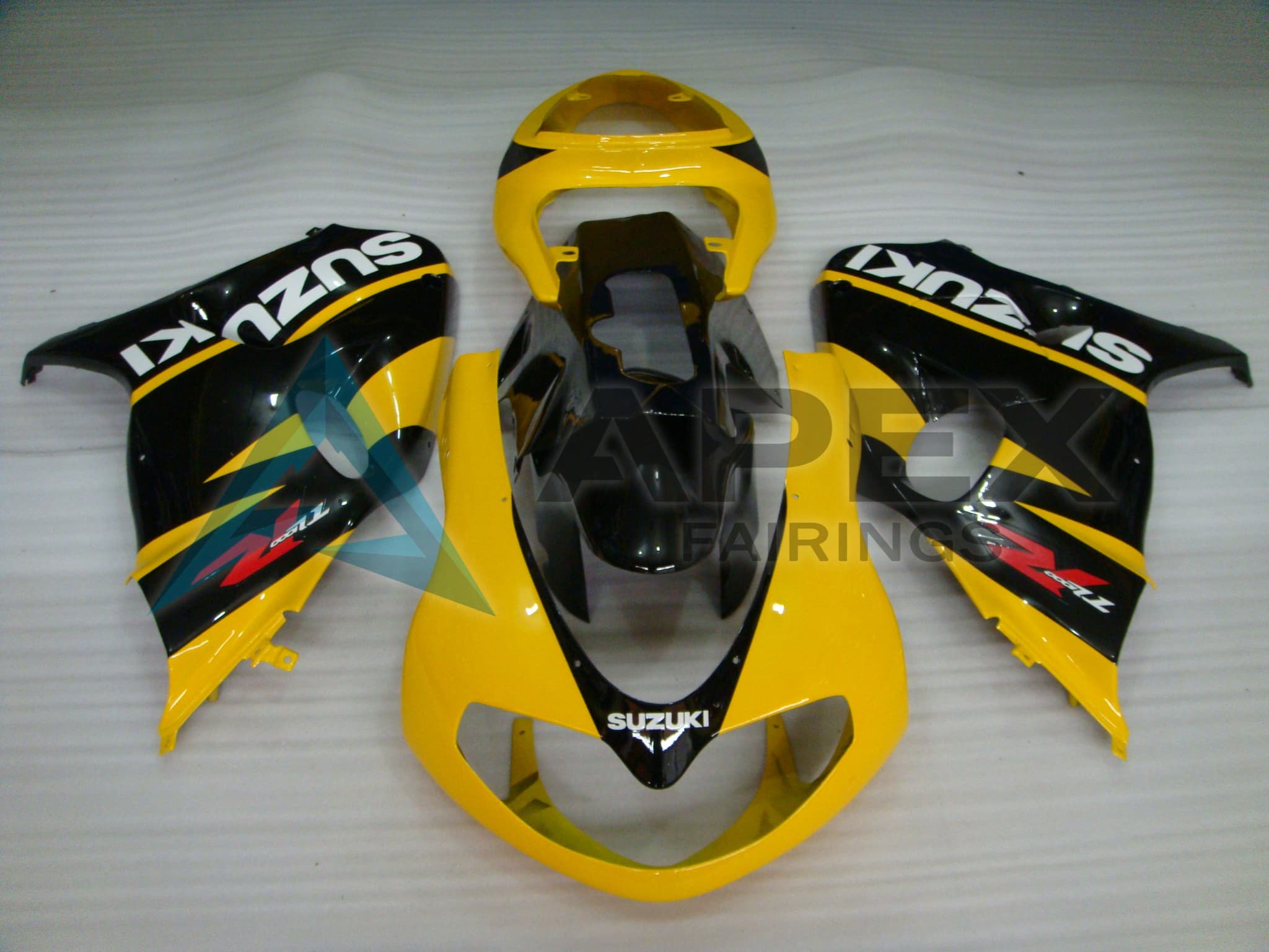 Gloss Yellow & Black - Suzuki TL1000R (1998-2003) ABS Fairings — Style 15 | Apex Fairings