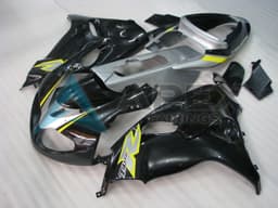 Gloss Black & Silver - Suzuki TL1000R (1998-2003) ABS Fairings — Style 16 | Apex Fairings — view 1
