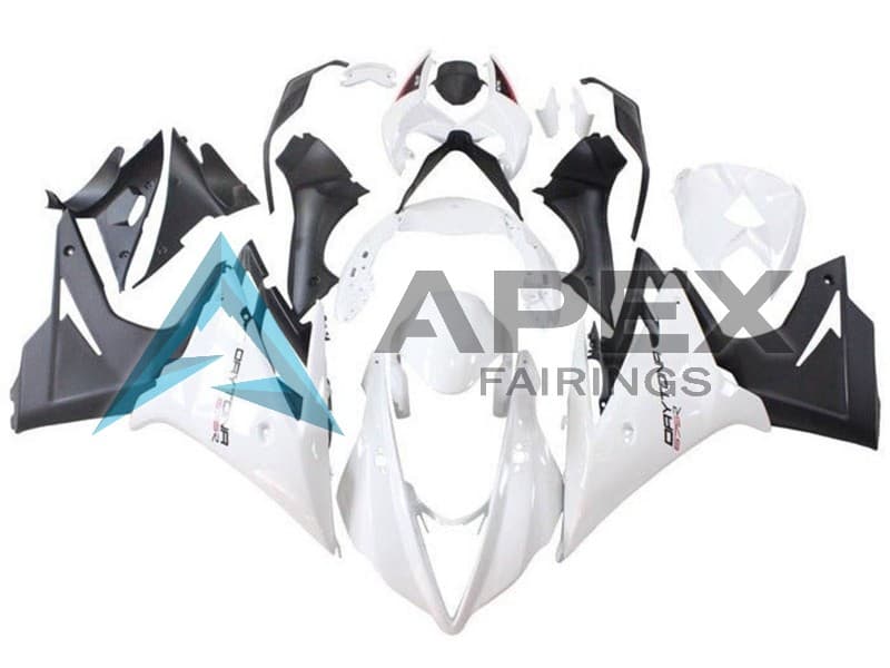 White Matte Black - Triumph Daytona 675 (2013-2016) ABS Fairings | Apex Fairings