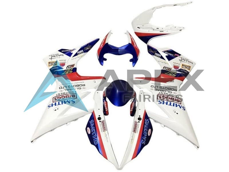 White Red Blue Smiths - Triumph Daytona 675 (2013-2016) ABS Fairings | Apex Fairings