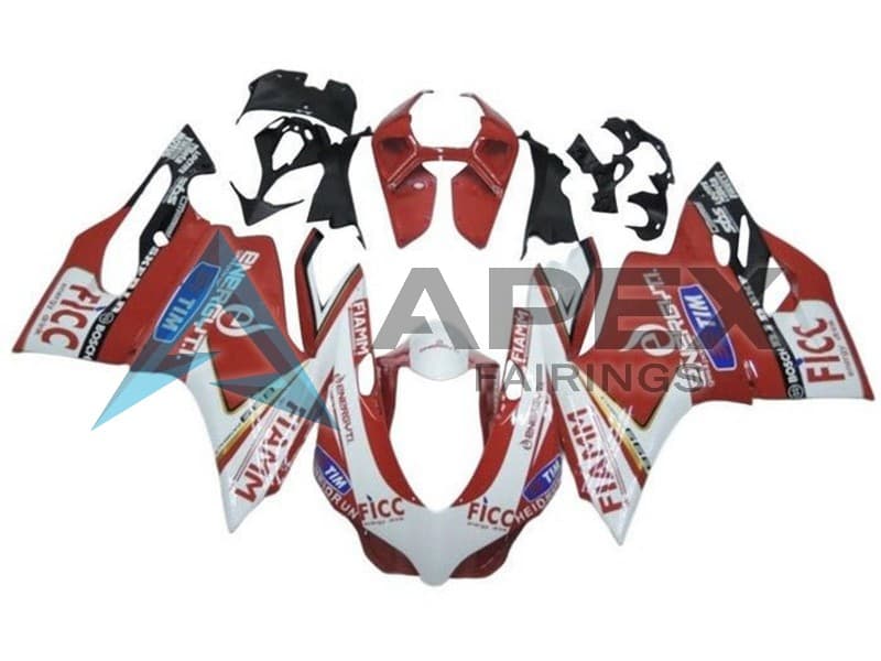 White Red Fiamm - Triumph Daytona 675 (2013-2016) ABS Fairings | Apex Fairings