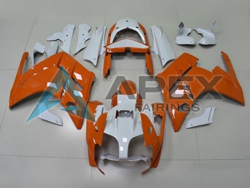 Orange White - Yamaha FJR1300 (2007-2012) ABS Fairings | Apex Fairings