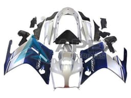 Dark Blue Silver - Yamaha FJR1300 (2013-2015) ABS Fairings | Apex Fairings — view 1