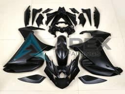 Matte Black - Yamaha FZ6R / XJ6 Diversion F (2009-2015) ABS Fairings | Apex Fairings — view 1
