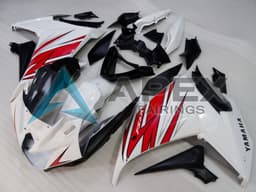 White Red Black - Yamaha FZ6R / XJ6 Diversion F (2009-2015) ABS Fairings | Apex Fairings — view 2