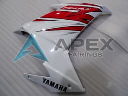 White Red Black - Yamaha FZ6R / XJ6 Diversion F (2009-2015) ABS Fairings | Apex Fairings — view 3