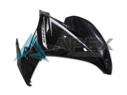 Glossy Black White - Yamaha FZ6R / XJ6 Diversion F (2009-2015) ABS Fairings | Apex Fairings — view 4