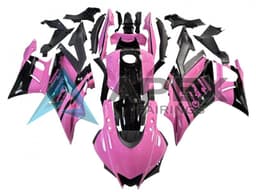 Pink Glossy Black Monster - Yamaha R3 / R25 / YZF-R3 / YZF-R25 (2022-2024) ABS Fairings | Apex Fairings — view 1
