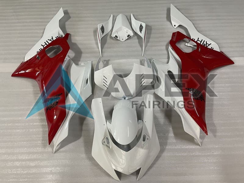 White Maroon Red - Yamaha R6 / YZF-R6 (2017-2020) ABS Fairings | Apex Fairings