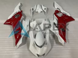 White Maroon Red - Yamaha R6 / YZF-R6 (2017-2020) ABS Fairings | Apex Fairings — view 1