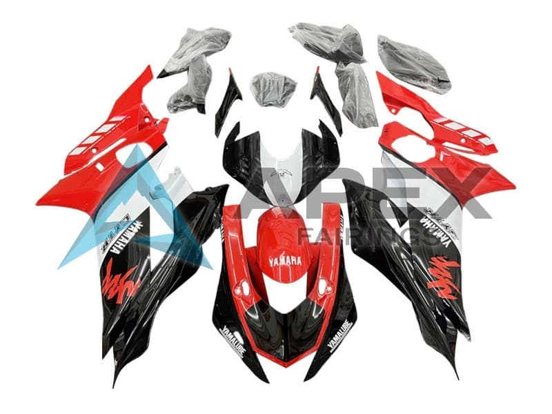 White Red Black GYTR Yamalube - Yamaha R6 / YZF-R6 (2017-2020) ABS Fairings | Apex Fairings
