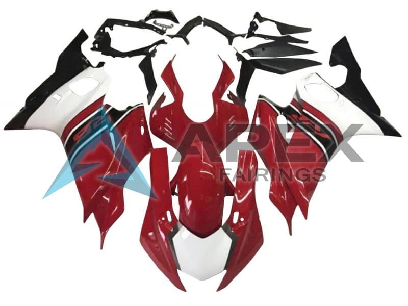 White Red Black - Yamaha R6 / YZF-R6 (2017-2020) ABS Fairings — Style FE121 | Apex Fairings