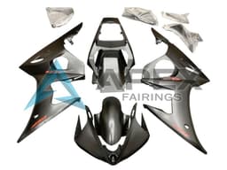 Matte Black Red Decals - Yamaha R6S / YZF-R6S (2006-2009) ABS Fairings | Apex Fairings — view 1