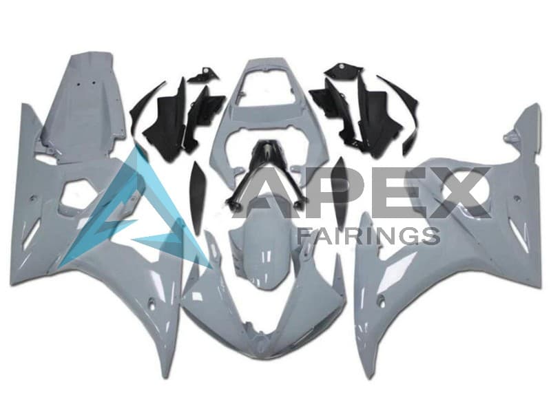 Nardo Grey - Yamaha R6S / YZF-R6S (2006-2009) ABS Fairings | Apex Fairings