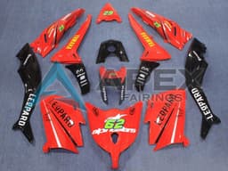Red Black 62 - Yamaha TMAX 530 / XP 530 (2012-2014) ABS Fairings | Apex Fairings — view 1